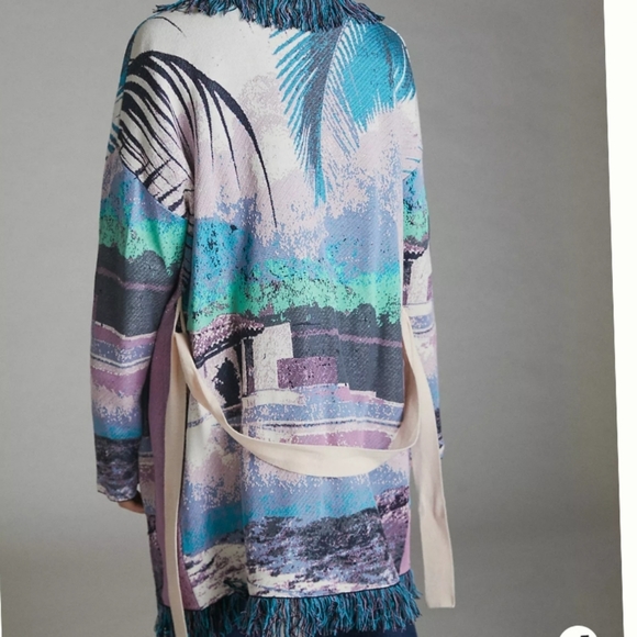 NWT Anthropologie Moira Fringed Cardigan - Picture 5 of 17
